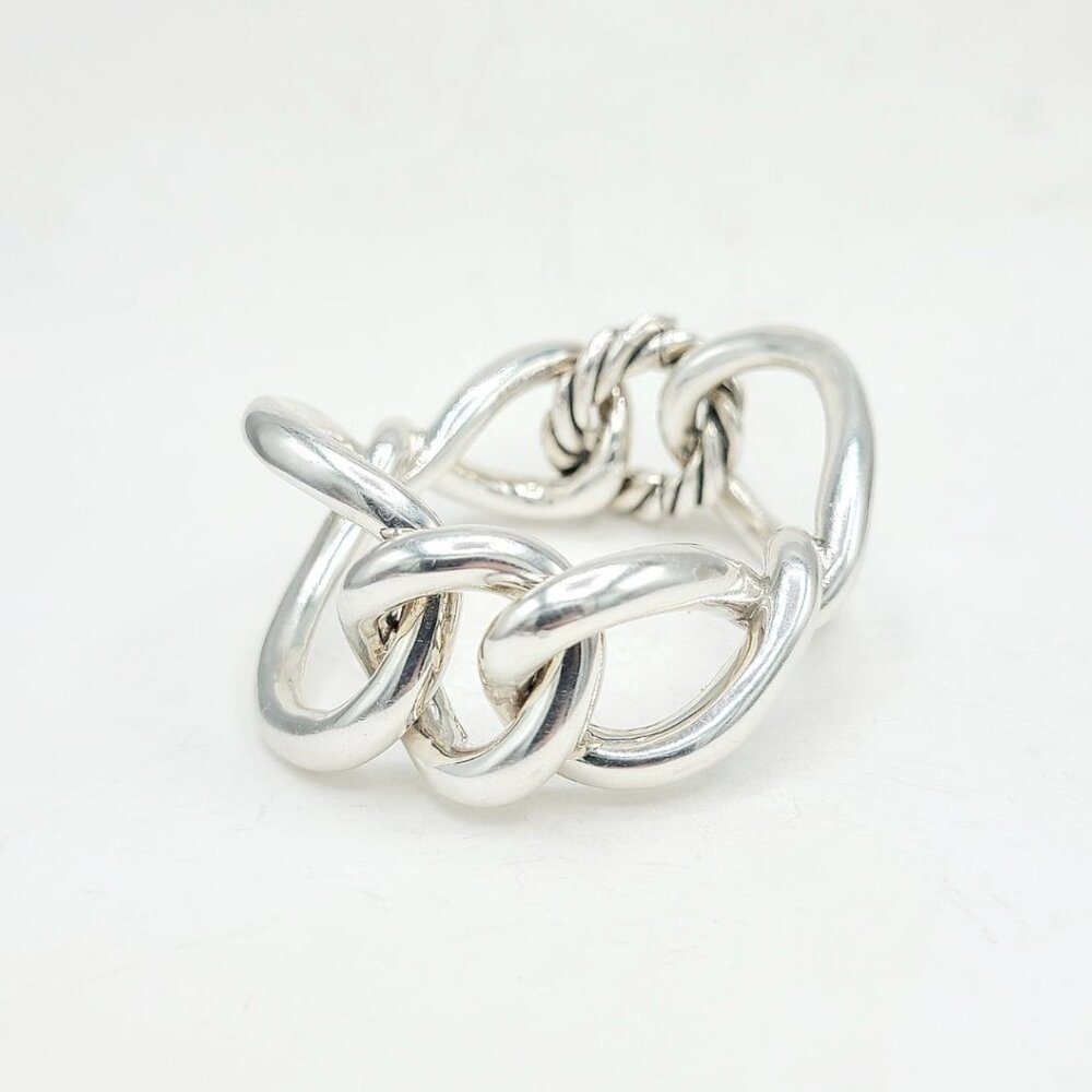 David Yurman Bold Continuance Bracelet in Sterling Silver - 33mm - RARE - Picture 3 of 13